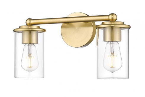 Z-Lite Thayer 2 Light Vanity in Brushed Nickel Finish Model: 742-2V-BN