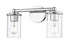 Z-Lite Thayer 2 Light Vanity in Brushed Nickel Finish Model: 742-2V-BN