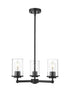 Z-Lite Thayer 3 Light Chandelier in Brushed Nickel Finish Model: 742-3BN