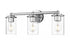 Z-Lite Thayer 3 Light Vanity in Brushed Nickel Finish Model: 742-3V-BN