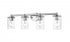 Z-Lite Thayer 4 Light Vanity in Brushed Nickel Finish Model: 742-4V-BN