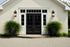 Z-Lite Tiberius 2 Light Outdoor Wall Light in Black Finish Model: 5017M-BK