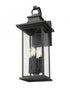 Z-Lite Tiberius 4 Light Outdoor Wall Light in Black Finish Model: 5017B-BK