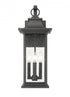Z-Lite Tiberius 4 Light Outdoor Wall Light in Black Finish Model: 5017B-BK