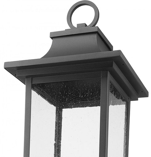 Z-Lite Tiberius 6 Light Outdoor Post Mount Fixture in Black Finish Model: 5017PHXLS-BK
