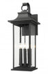Z-Lite Tiberius 6 Light Outdoor Wall Light in Black Finish Model: 5017XL-BK