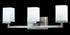 Z-Lite Tidal 3 Light Vanity in Brushed Nickel Finish Model: 1900-3V