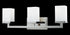 Z-Lite Tidal 3 Light Vanity in Brushed Nickel Finish Model: 1900-3V