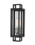 Z-Lite Titania 1 Light Wall Sconce in Black + Brushed Nickel Finish Model: 454-1S-BK-BN
