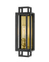 Z-Lite Titania 1 Light Wall Sconce in Black + Brushed Nickel Finish Model: 454-1S-BK-BN