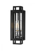 Z-Lite Titania 1 Light Wall Sconce in Black + Brushed Nickel Finish Model: 454-1S-BK-BN