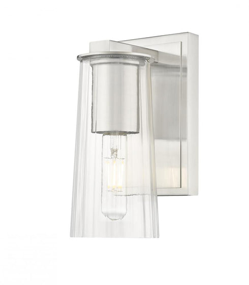 Z-Lite Titus 1 Light Wall Sconce in Brushed Nickel Finish Model: 826-1S-BN