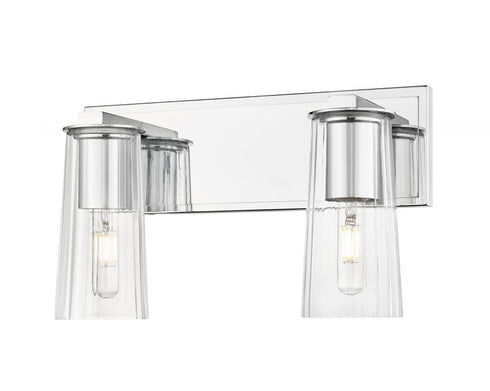 Z-Lite Titus 2 Light Vanity in Brushed Nickel Finish Model: 826-2V-BN