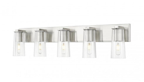 Z-Lite Titus 5 Light Vanity in Brushed Nickel Finish Model: 826-5V-BN