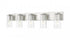 Z-Lite Titus 5 Light Vanity in Brushed Nickel Finish Model: 826-5V-BN