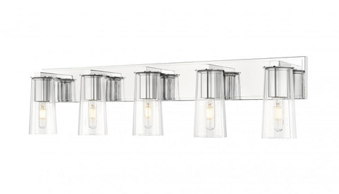 Z-Lite Titus 5 Light Vanity in Brushed Nickel Finish Model: 826-5V-BN