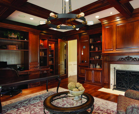 Z-Lite Troubadour 6 Light Chandelier in Bronze Finish Model: 8001-6C-BRZ