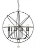 Z-Lite Tull 10 Light Chandelier in Matte Black Finish Model: 458-36MB
