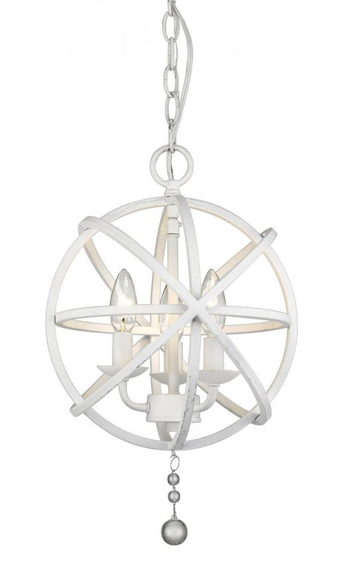 Z-Lite Tull 3 Light Chandelier in Matte Black Finish Model: 458-12MB