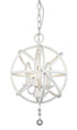 Z-Lite Tull 3 Light Chandelier in Matte Black Finish Model: 458-12MB