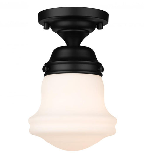 Z-Lite Vaughn 1 Light Flush Mount in Brushed Nickel Finish Model: 735F1-BN
