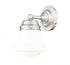 Z-Lite Vaughn 1 Light Wall Sconce in Brushed Nickel Finish Model: 735-1S-BN