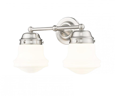 Z-Lite Vaughn 2 Light Vanity in Brushed Nickel Finish Model: 735-2V-BN