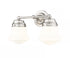 Z-Lite Vaughn 2 Light Vanity in Brushed Nickel Finish Model: 735-2V-BN