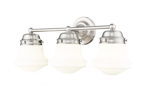 Z-Lite Vaughn 3 Light Vanity in Brushed Nickel Finish Model: 735-3V-BN