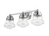 Z-Lite Vaughn 3 Light Vanity in Brushed Nickel Finish Model: 735-3V-BN
