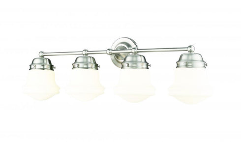 Z-Lite Vaughn 4 Light Vanity in Brushed Nickel Finish Model: 735-4V-BN