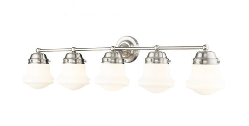 Z-Lite Vaughn 5 Light Vanity in Brushed Nickel Finish Model: 735-5V-BN