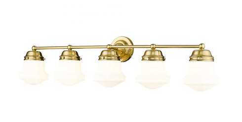 Z-Lite Vaughn 5 Light Vanity in Brushed Nickel Finish Model: 735-5V-BN
