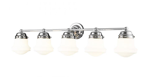 Z-Lite Vaughn 5 Light Vanity in Brushed Nickel Finish Model: 735-5V-BN