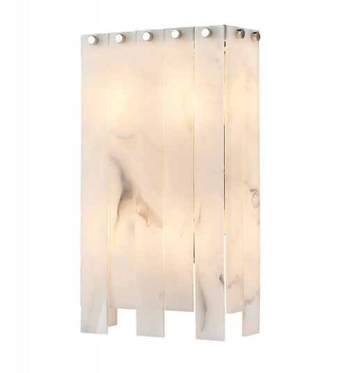 Z-Lite Viviana 4 Light Wall Sconce in Polished Nickel Finish Model: 345-4S-PN