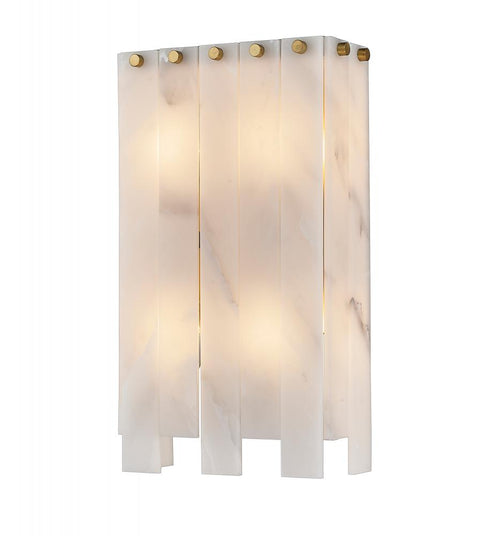 Z-Lite Viviana 4 Light Wall Sconce in Polished Nickel Finish Model: 345-4S-PN