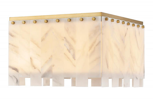 Z-Lite Viviana 6 Light Flush Mount in Polished Nickel Finish Model: 345F17-PN
