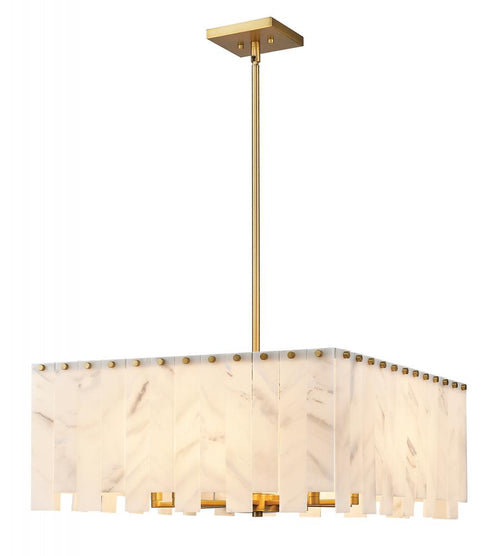 Z-Lite Viviana 8 Light Chandelier in Polished Nickel Finish Model: 345P26-PN