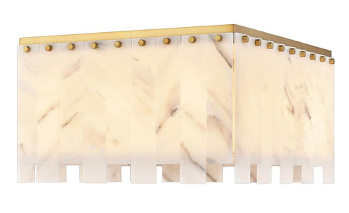 Z-Lite Viviana 9 Light Flush Mount in Polished Nickel Finish Model: 345F20-PN