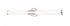 Z-Lite Warwick 1 Light Vanity in Brushed Nickel Finish Model: 1020-32W-BN-LED