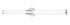 Z-Lite Warwick 1 Light Vanity in Brushed Nickel Finish Model: 1020-40W-BN-LED