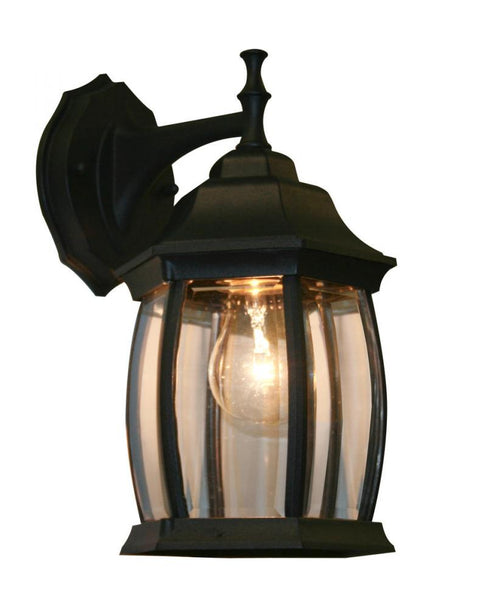 Z-Lite Waterdown 1 Light Outdoor Wall Light in Black Finish Model: T20-BK