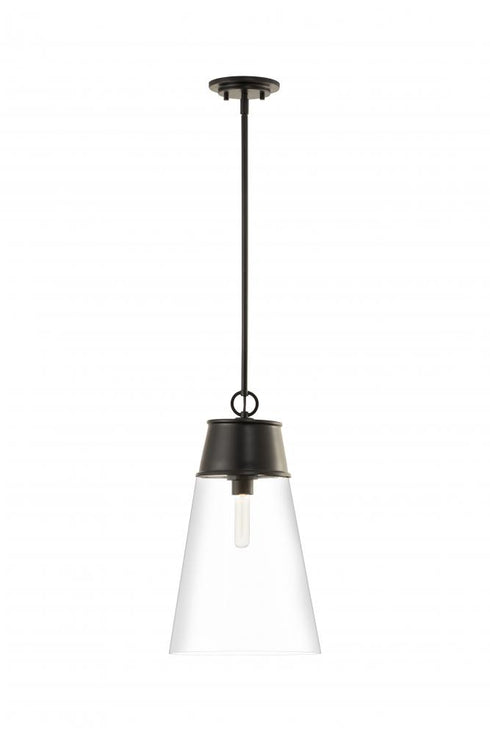 Z-Lite Wentworth 1 Light Pendant in Brushed Nickel Finish Model: 2300P12-BN
