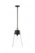 Z-Lite Wentworth 1 Light Pendant in Brushed Nickel Finish Model: 2300P12-BN
