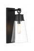 Z-Lite Wentworth 1 Light Wall Sconce in Brushed Nickel Finish Model: 2300-1SL-BN