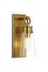 Z-Lite Wentworth 1 Light Wall Sconce in Brushed Nickel Finish Model: 2300-1SS-BN