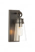Z-Lite Wentworth 1 Light Wall Sconce in Brushed Nickel Finish Model: 2300-1SS-BN