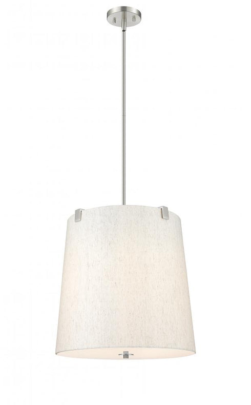 Z-Lite Weston 5 Light Pendant in Brushed Nickel Finish Model: 3502P18-BN