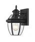 Z-Lite Westover 1 Light Outdoor Wall Light in Black Finish Model: 580XS-BK