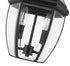 Z-Lite Westover 2 Light Outdoor Chain Mount Ceiling Fixture in Black Finish Model: 580CHM-BK